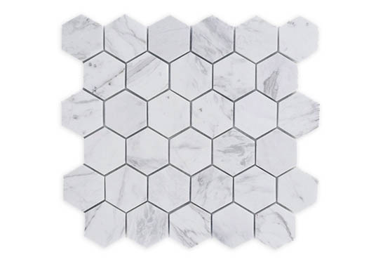 Mosaique Volakas Hexagone